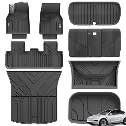 Floor Mats / Trunk Mat for Tesla Model Y Juniper 2025-2026 (Not Fit 2026 Model Y Standard Range) Thorex™ All Weather Protection
