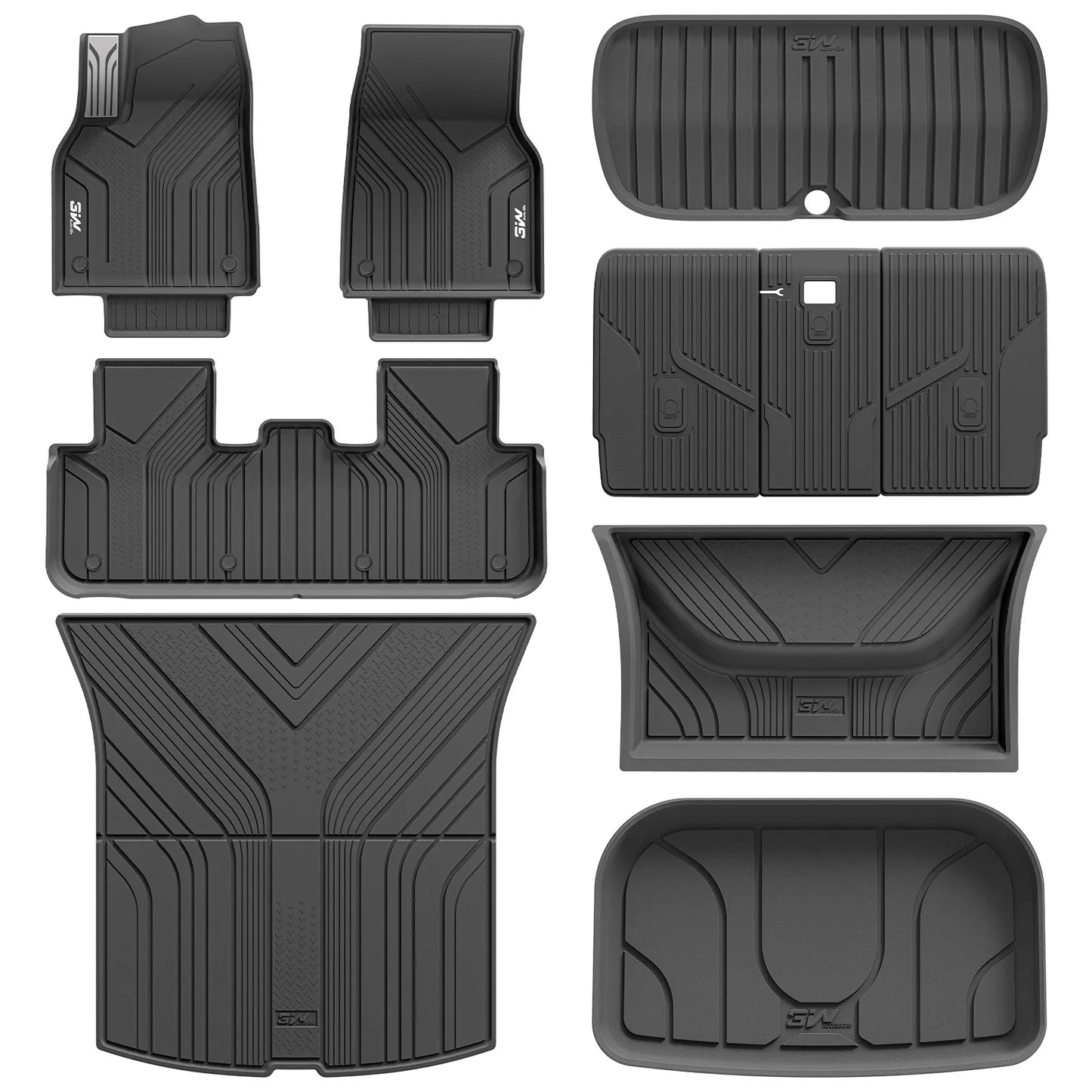 Floor Mats / Trunk Mat for Tesla Model Y Juniper 2025-2026 (Not Fit 2026 Model Y Standard Range) Thorex™ All Weather Protection
