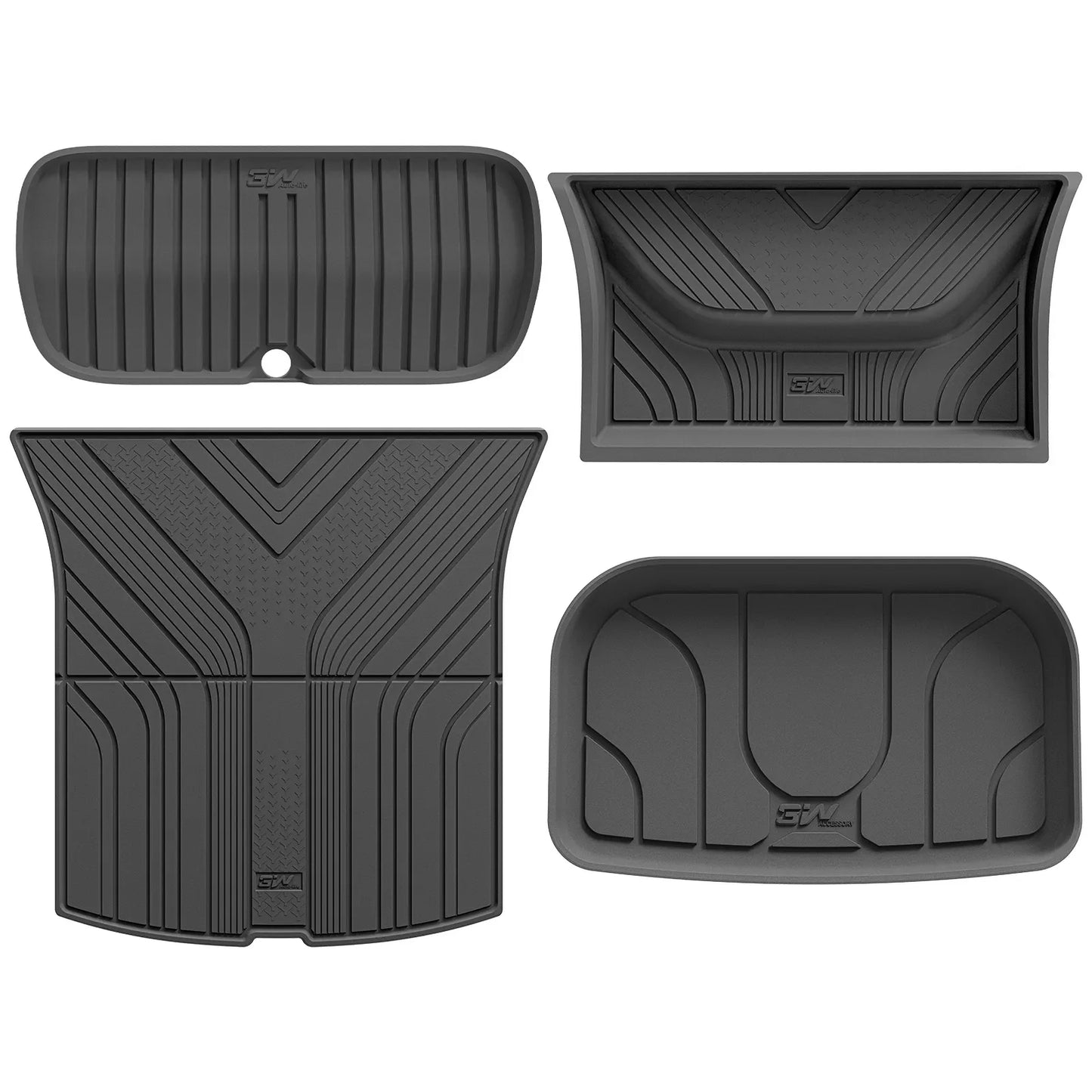 Floor Mats / Trunk Mat for Tesla Model Y Juniper 2025-2026 (Not Fit 2026 Model Y Standard Range) Thorex™ All Weather Protection