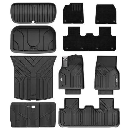 Floor Mats / Trunk Mat for Tesla Model Y Juniper 2025-2026 (Not Fit 2026 Model Y Standard Range) Thorex™ All Weather Protection