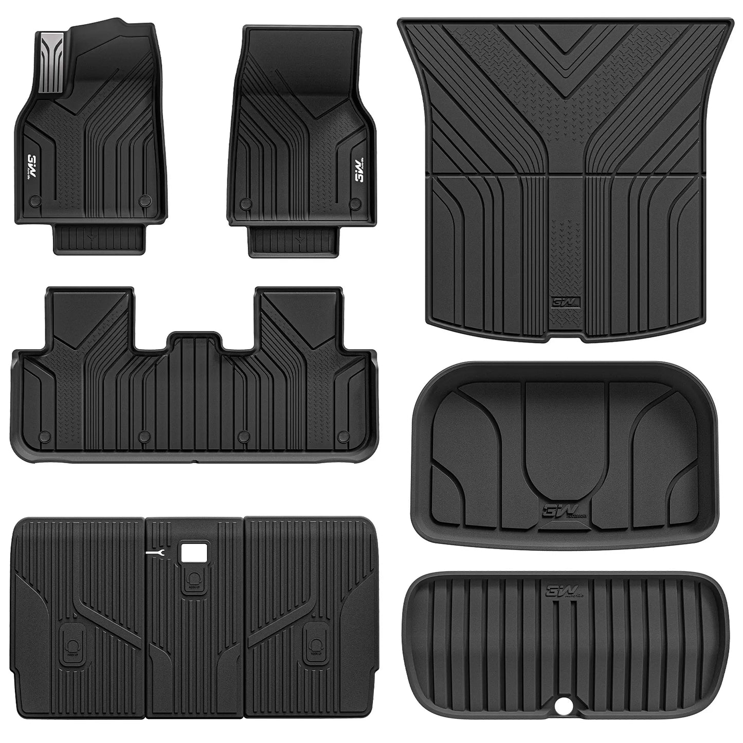 Floor Mats / Trunk Mat for Tesla Model Y Juniper 2025-2026 (Not Fit 2026 Model Y Standard Range) Thorex™ All Weather Protection