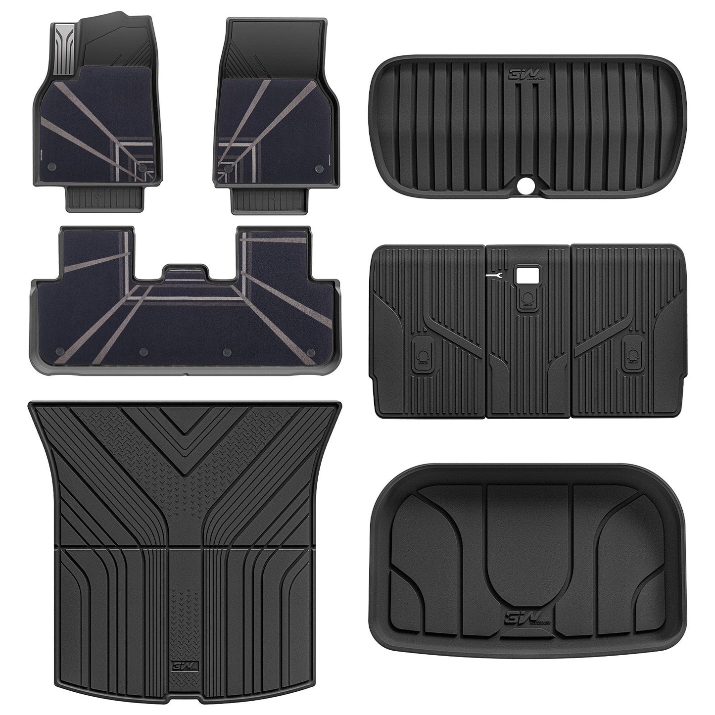 Floor Mats / Trunk Mat for Tesla Model Y Juniper 2025-2026 (Not Fit 2026 Model Y Standard Range) Thorex™ All Weather Protection
