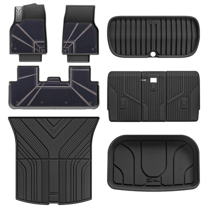 Floor Mats / Trunk Mat for Tesla Model Y Juniper 2025-2026 (Not Fit 2026 Model Y Standard Range) Thorex™ All Weather Protection
