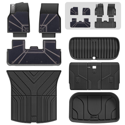 Floor Mats / Trunk Mat for Tesla Model Y Juniper 2025-2026 (Not Fit 2026 Model Y Standard Range) Thorex™ All Weather Protection