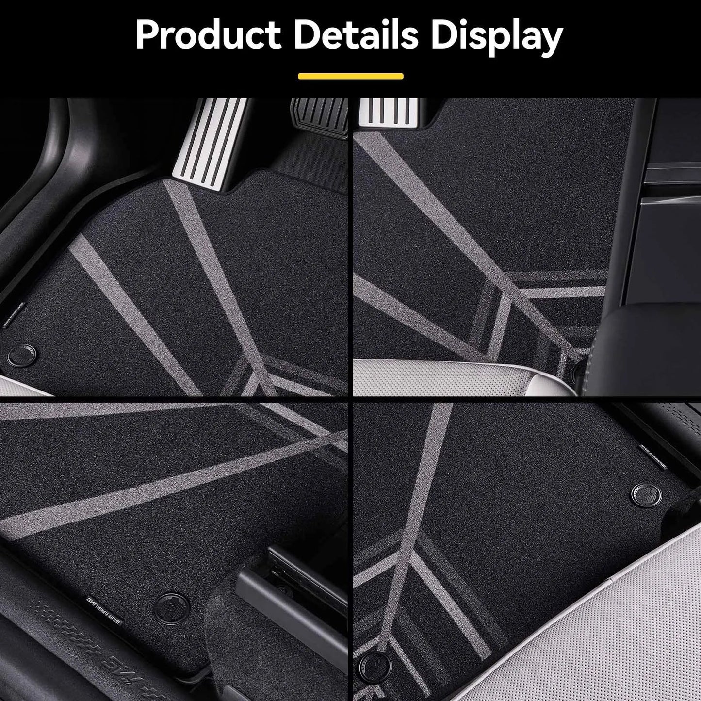 Floor Mats / Trunk Mat for Tesla Model Y Juniper 2025-2026 (Not Fit 2026 Model Y Standard Range) Thorex™ All Weather Protection