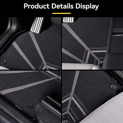 Floor Mats / Trunk Mat for Tesla Model Y Juniper 2025-2026 (Not Fit 2026 Model Y Standard Range) Thorex™ All Weather Protection