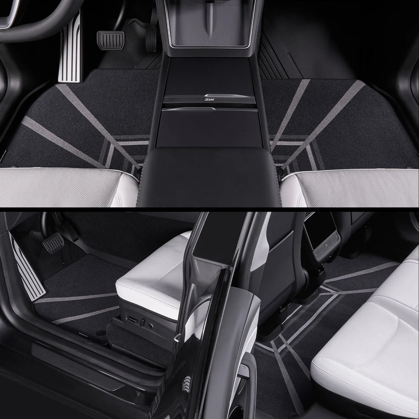 Floor Mats / Trunk Mat for Tesla Model Y Juniper 2025-2026 (Not Fit 2026 Model Y Standard Range) Thorex™ All Weather Protection