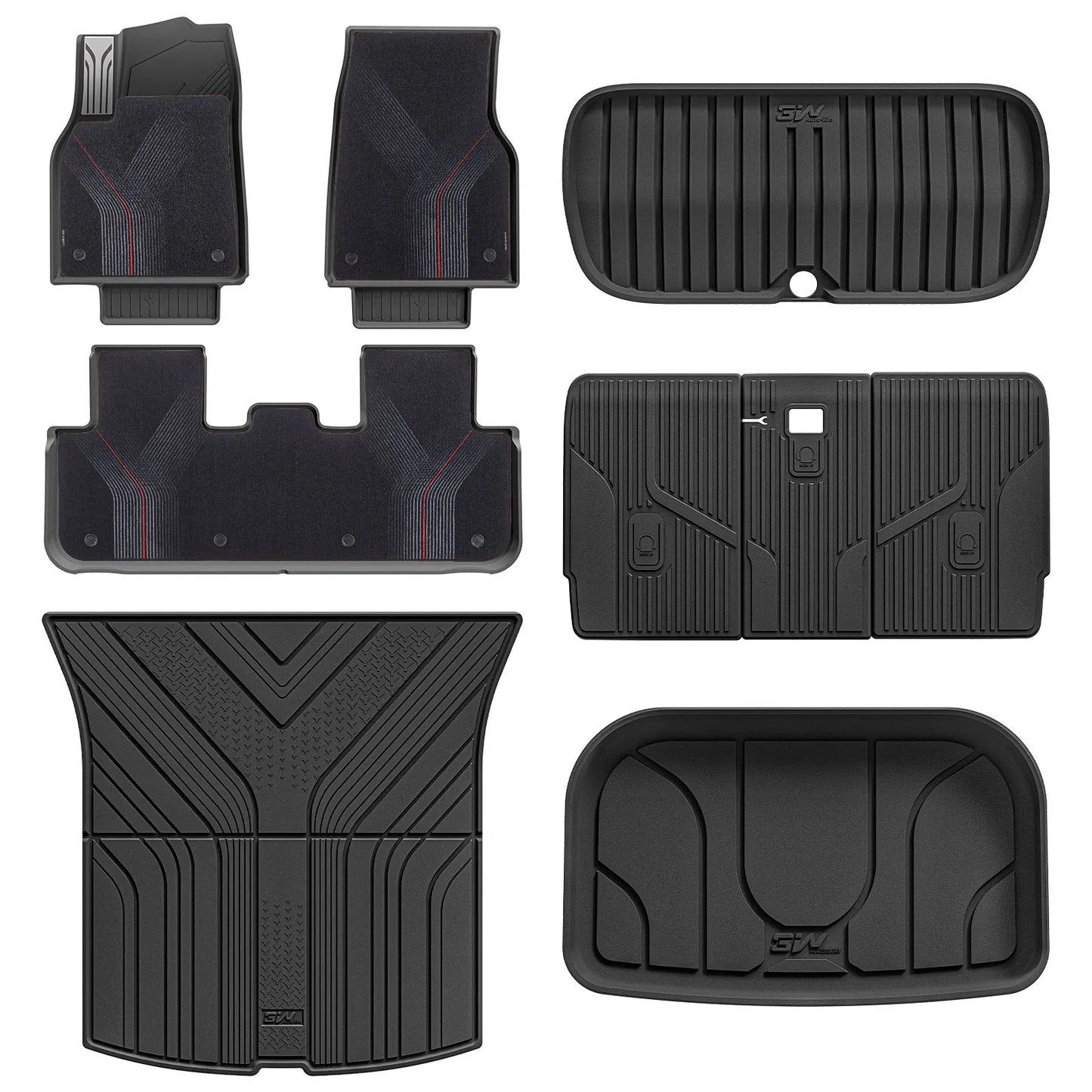 Floor Mats / Trunk Mat for Tesla Model Y Juniper 2025-2026 (Not Fit 2026 Model Y Standard Range) Thorex™ All Weather Protection