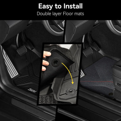 Floor Mats / Trunk Mat for Tesla Model Y Juniper 2025-2026 (Not Fit 2026 Model Y Standard Range) Thorex™ All Weather Protection