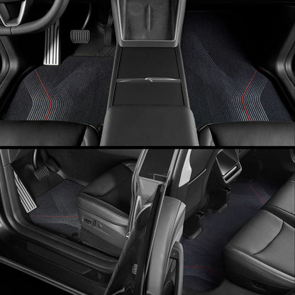 Floor Mats / Trunk Mat for Tesla Model Y Juniper 2025-2026 (Not Fit 2026 Model Y Standard Range) Thorex™ All Weather Protection