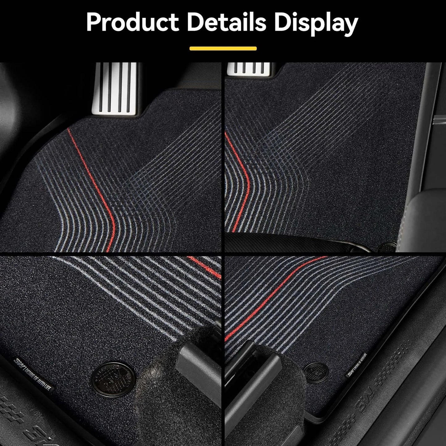 Floor Mats / Trunk Mat for Tesla Model Y Juniper 2025-2026 (Not Fit 2026 Model Y Standard Range) Thorex™ All Weather Protection