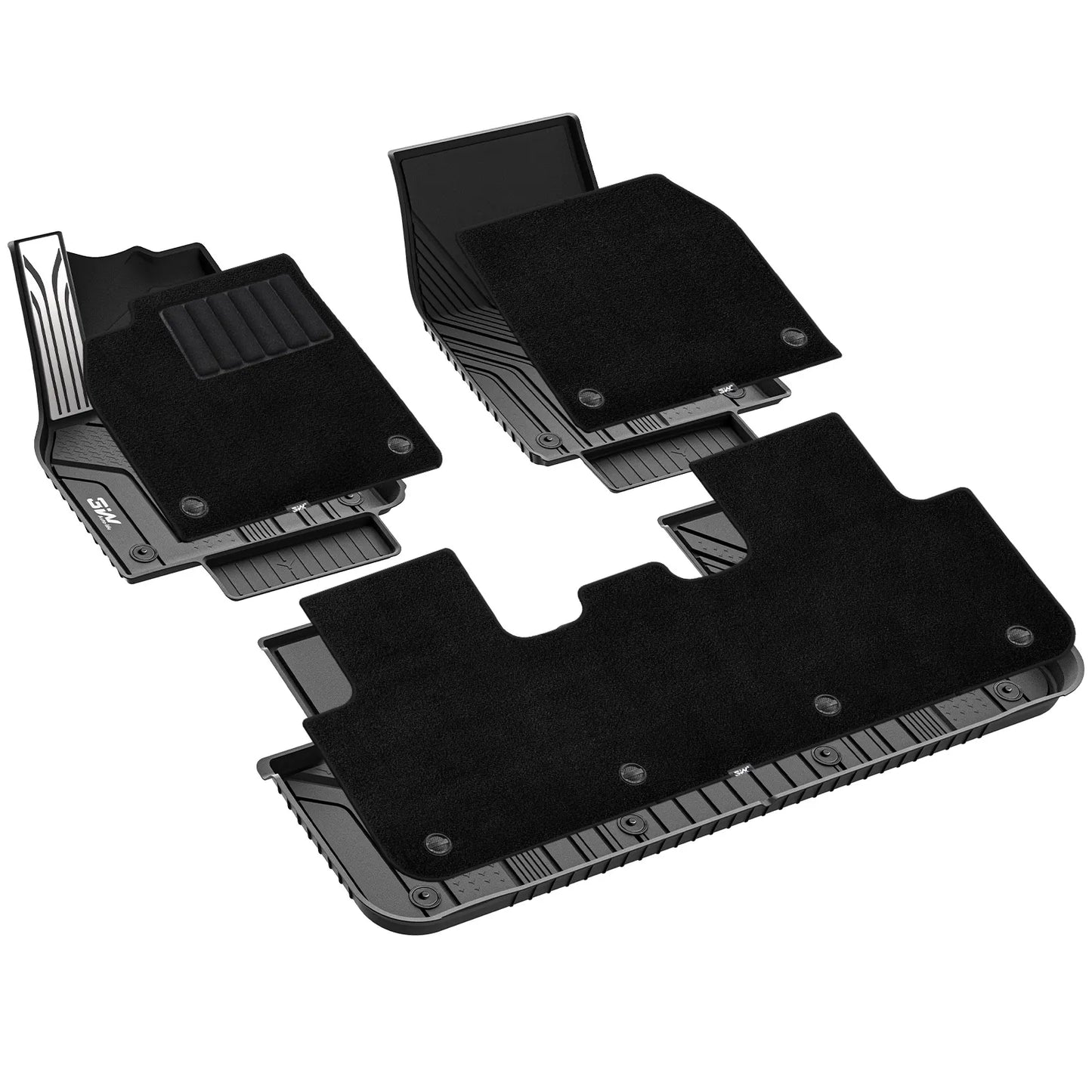 Floor Mats / Trunk Mat for Tesla Model Y Juniper 2025-2026 (Not Fit 2026 Model Y Standard Range) Thorex™ All Weather Protection