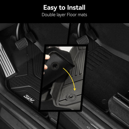 Floor Mats / Trunk Mat for Tesla Model Y Juniper 2025-2026 (Not Fit 2026 Model Y Standard Range) Thorex™ All Weather Protection