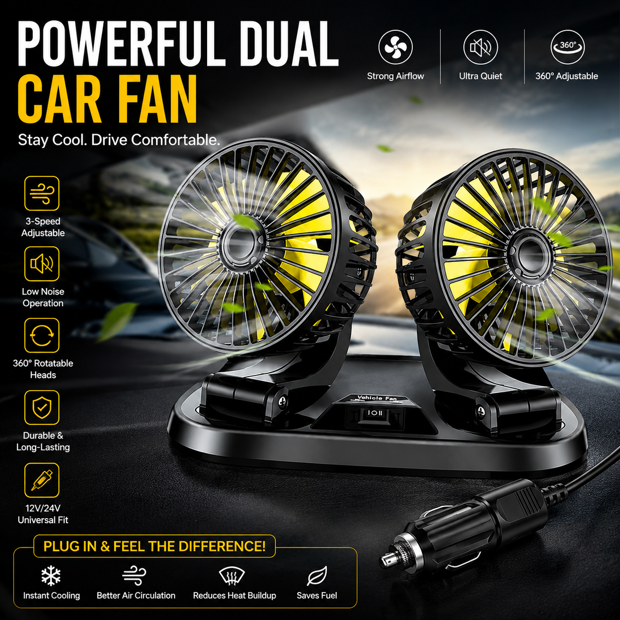 Car Cooling Fan