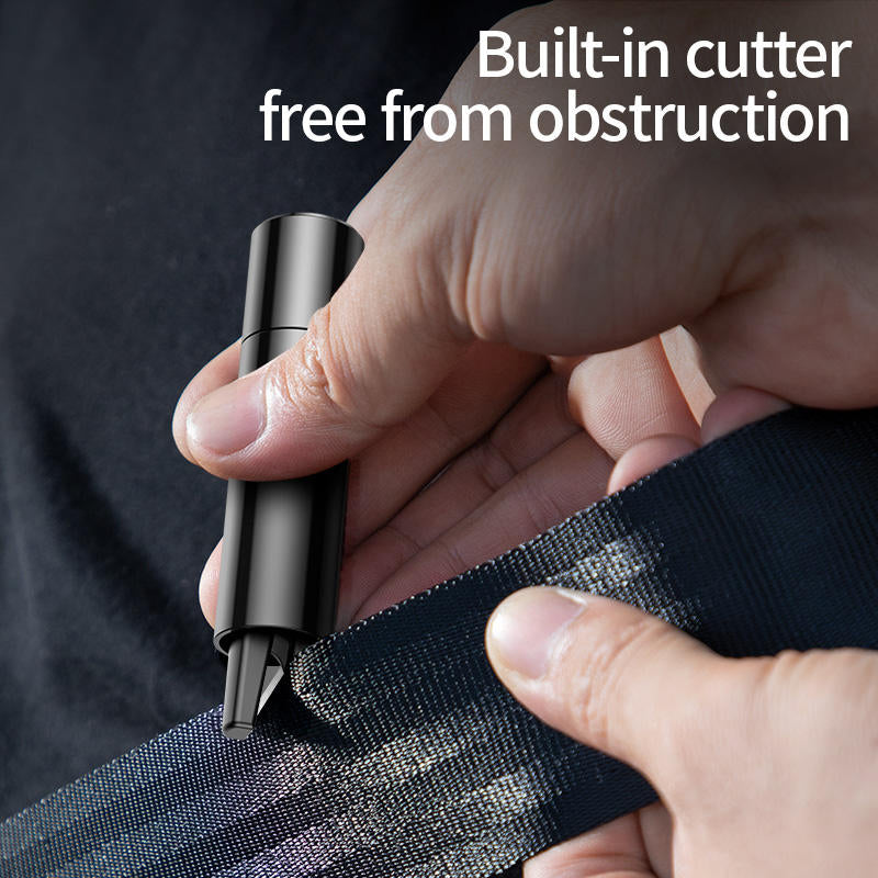 🚨 Car Emergency Escape Tool | 1s Window Breaker Underwater + Seatbelt Cutter | Portable Life-Saving Safety Hammer for Vehicles🔨