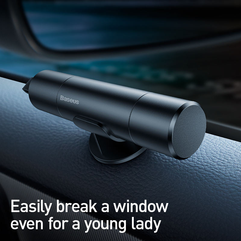 🚨 Car Emergency Escape Tool | 1s Window Breaker Underwater + Seatbelt Cutter | Portable Life-Saving Safety Hammer for Vehicles🔨