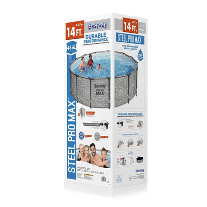Ground Swimming Pool with Pump & Cover